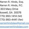 Warren R Hinds