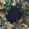 Green Wood Flowers