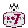 Signs on 7th