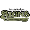 Austin Budget Signs