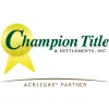 Champion Title